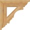 Ekena Millwork Balboa Traditional Rough Sawn Bracket, Western Red Cedar, 4"W x 18"D x 18"H BKT04X18X18BOA01RWR - alternate 3